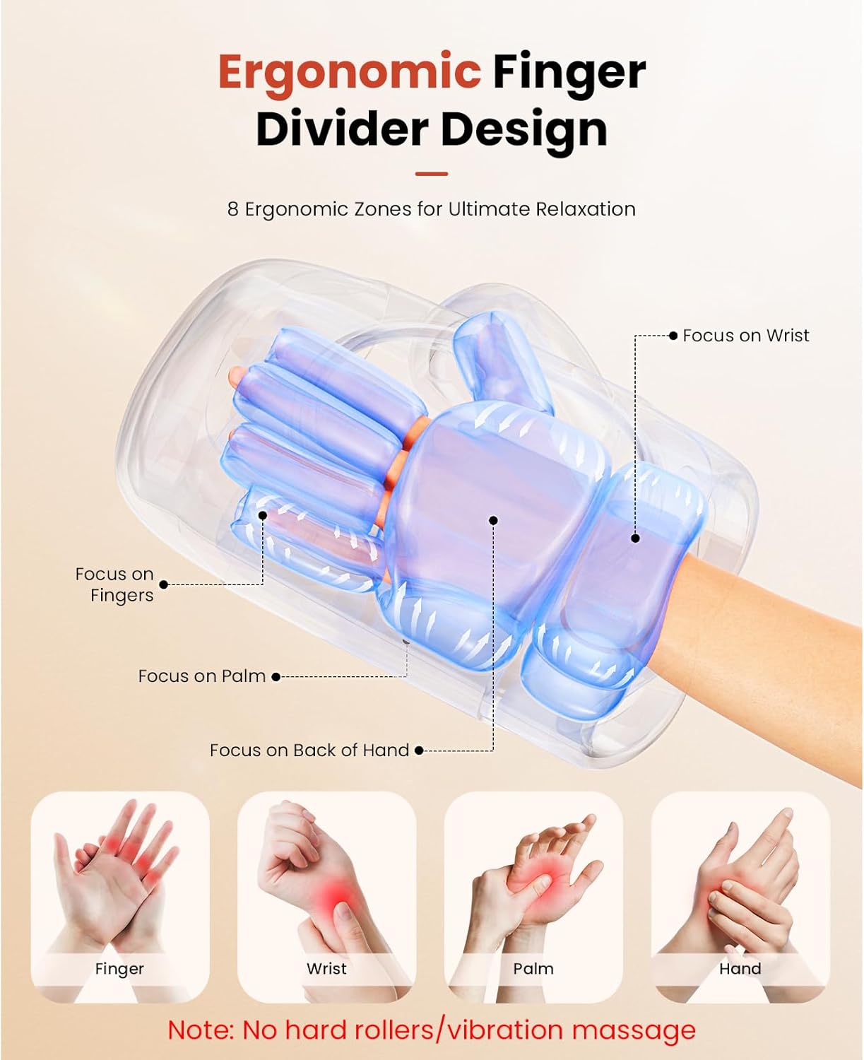 BOB AND BRAD Hand Massager with Heat and Compression