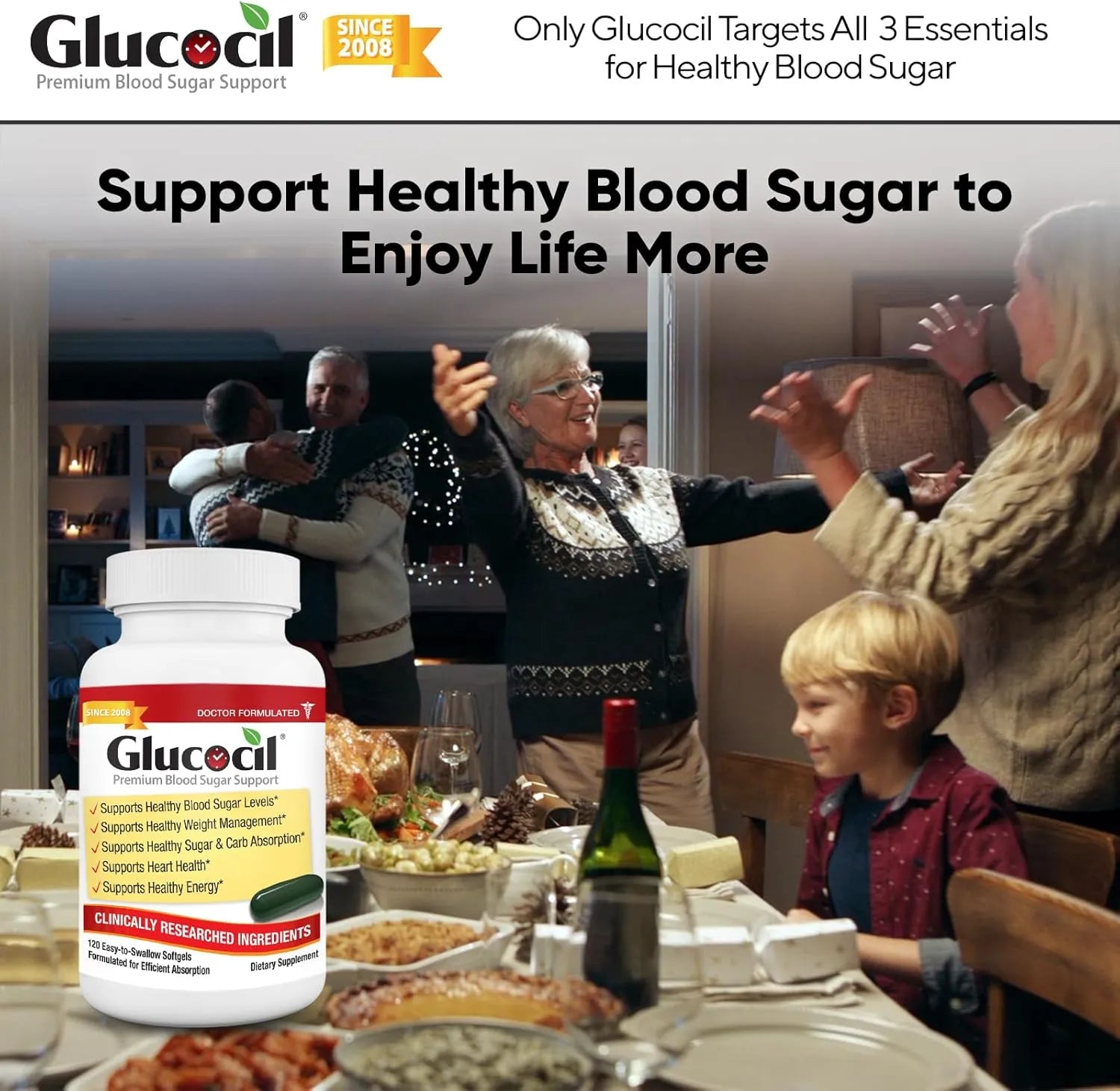 Glucocil – Softgels - Premium Blood Sugar Support