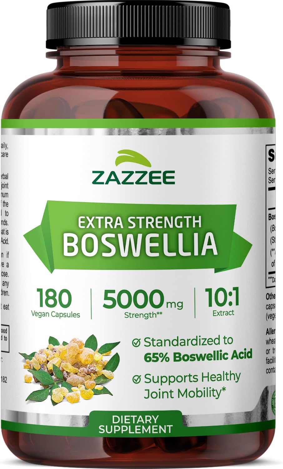 Zazzee Extra Strength Boswellia Serrata 10:1 Extract
