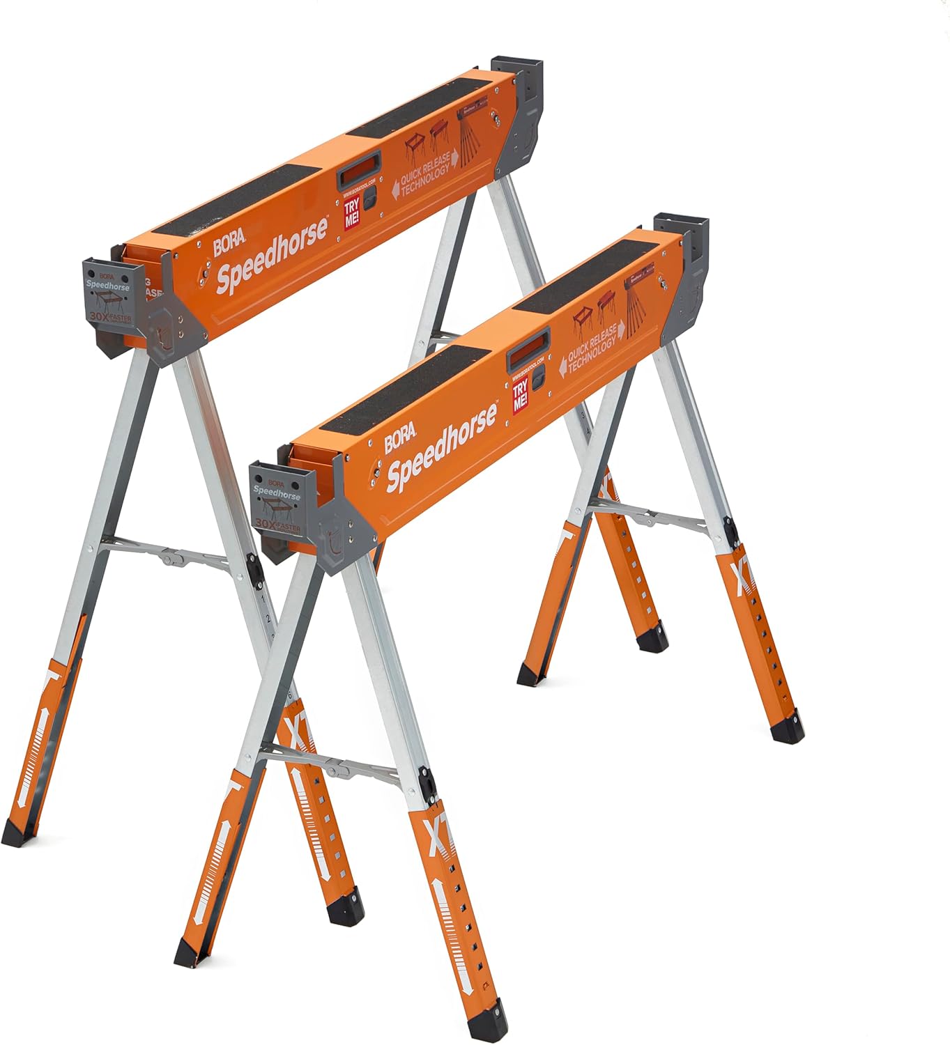 Bora Portamate Speedhorse XT Sawhorse Pair- Two pack