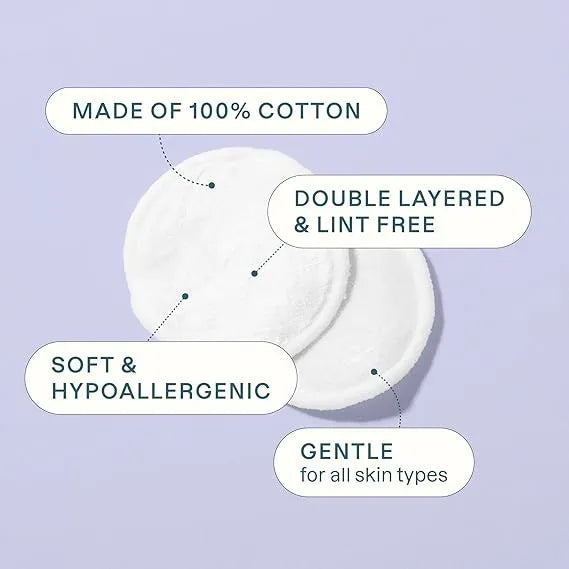 Cliganic Premium Cotton Rounds for Face