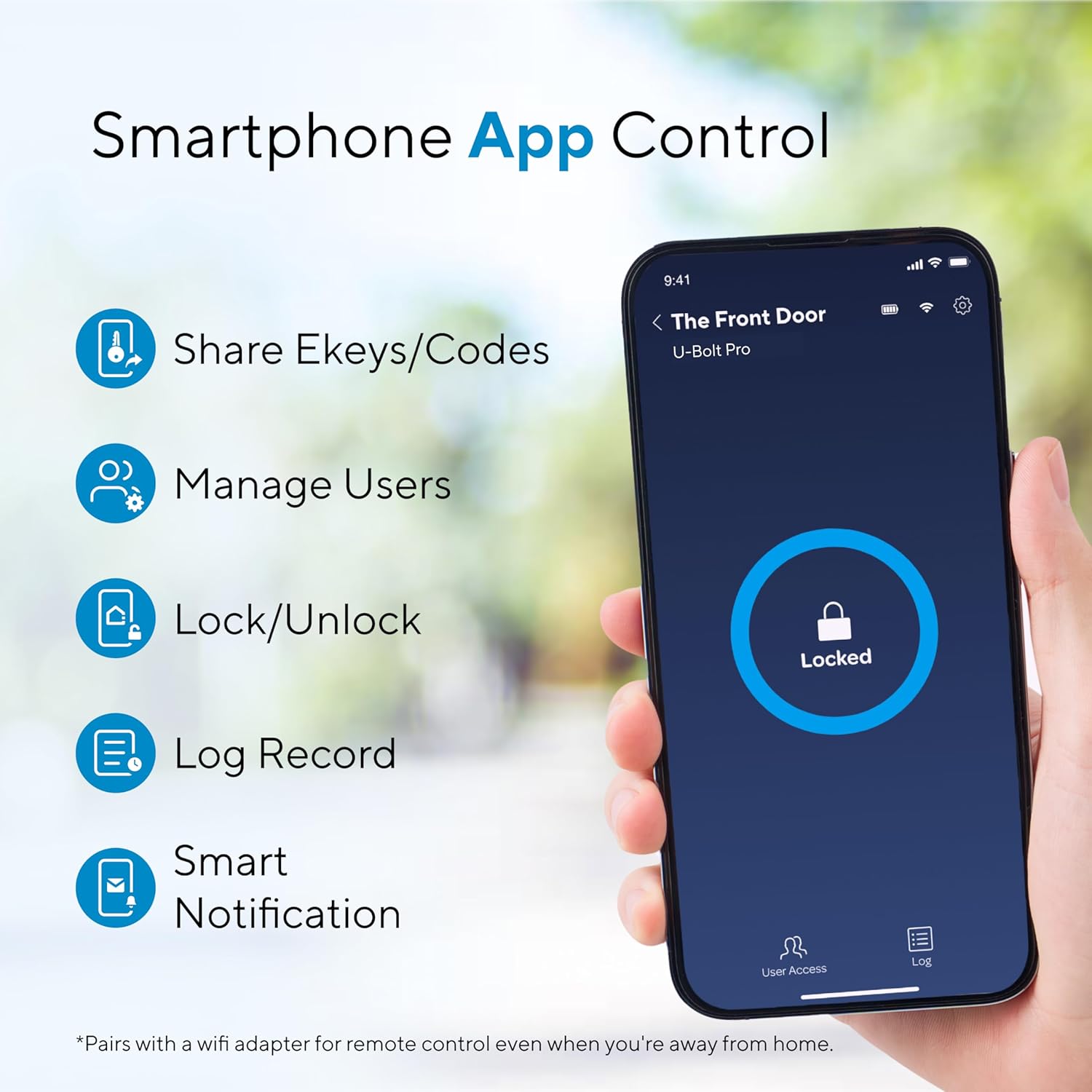 ULTRALOQ Smart Lock U-Bolt Pro