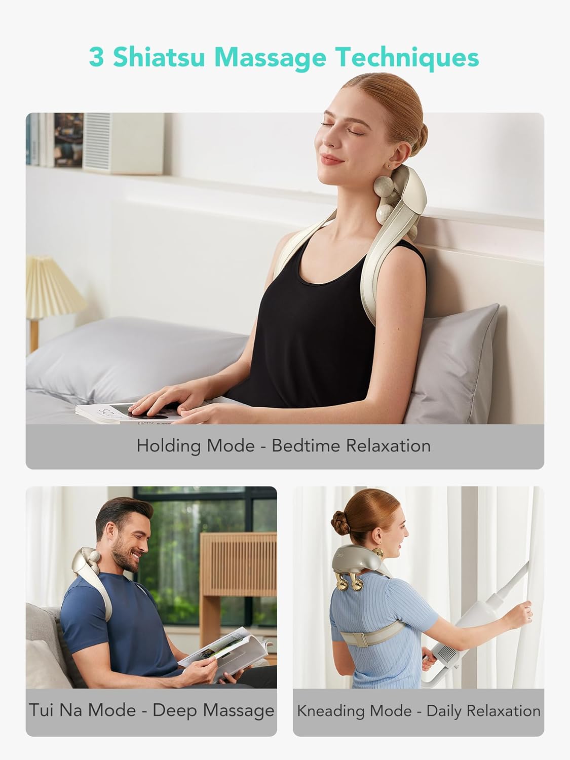 SKG Neck Massager for Pain Relief Deep