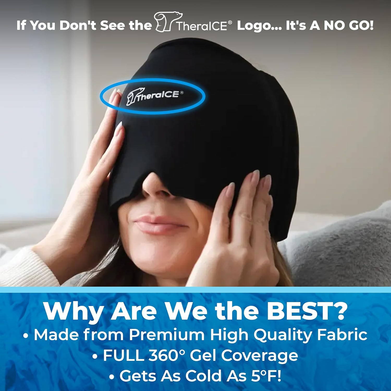 TheraICE Migraine Relief Cap PRO