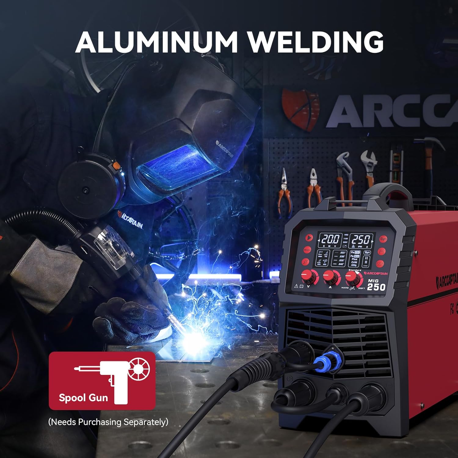 ARCCAPTAIN 250A MIG Welder