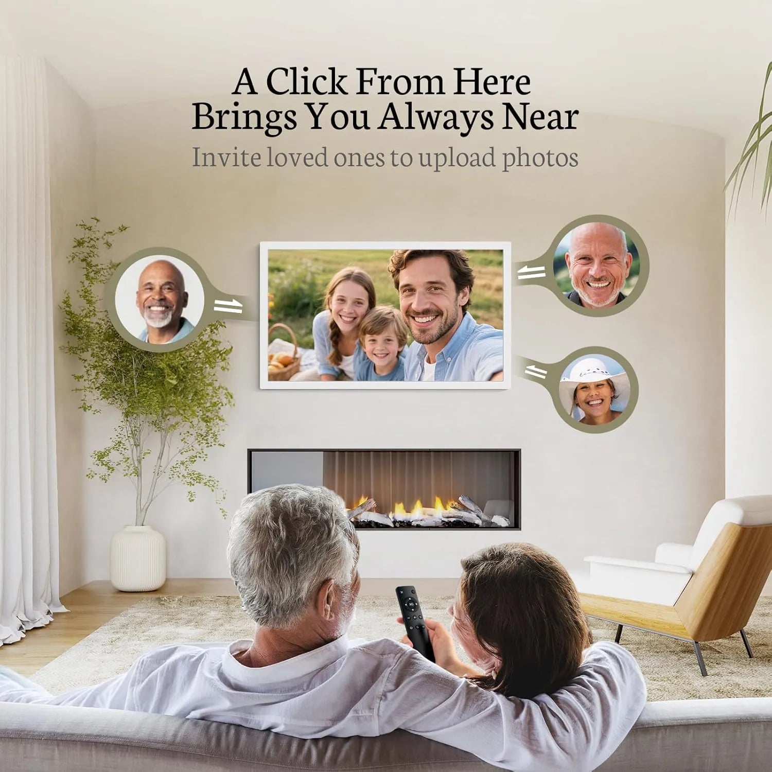 BSIMB Large Digital Picture Frame