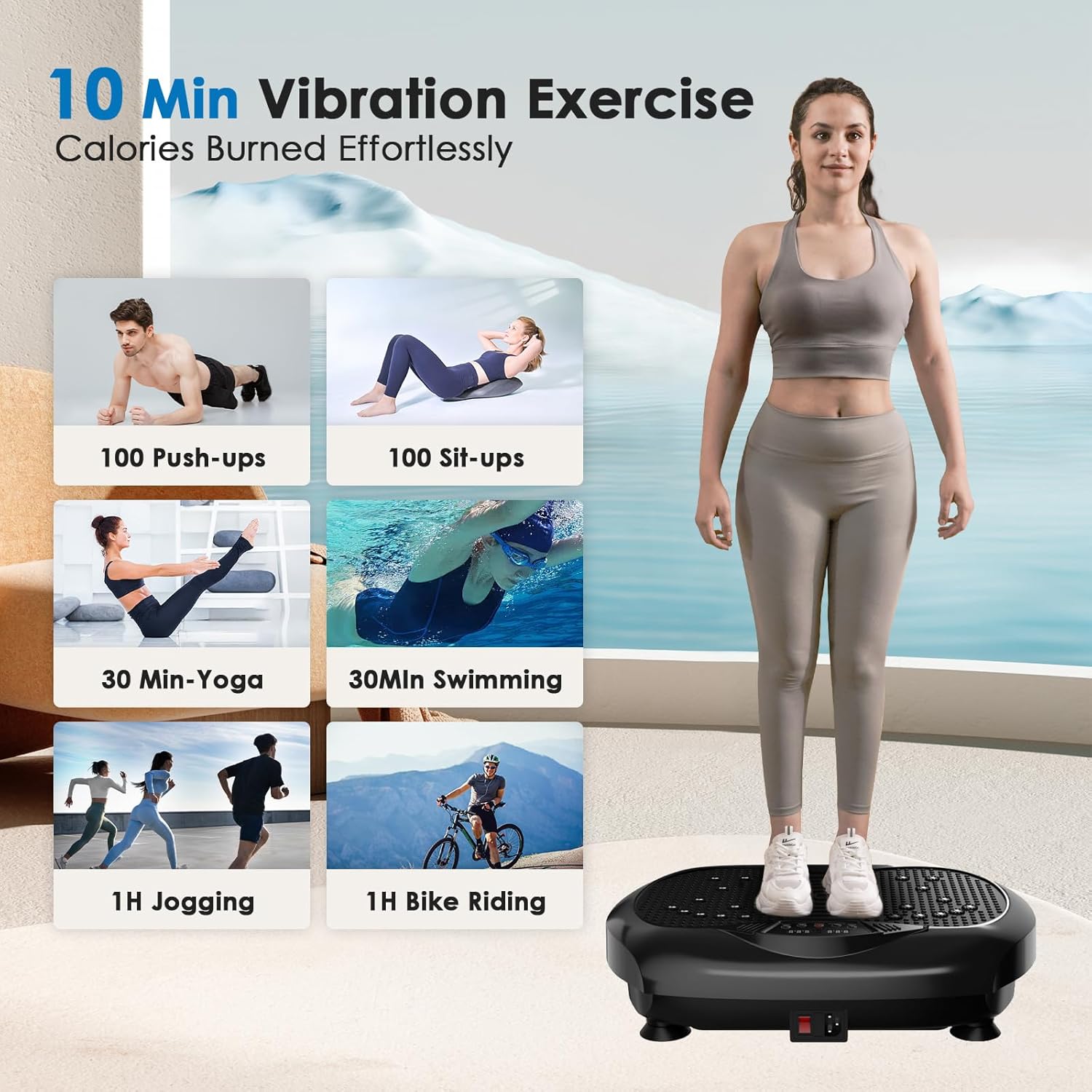Vibration Plate Exercise Machine