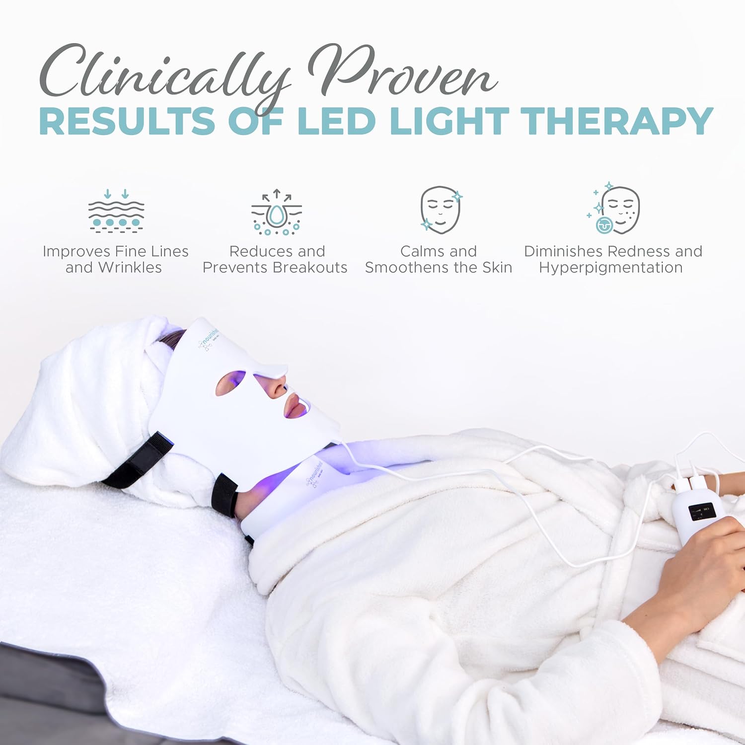 LED Light Therapy Face & Neck Mask