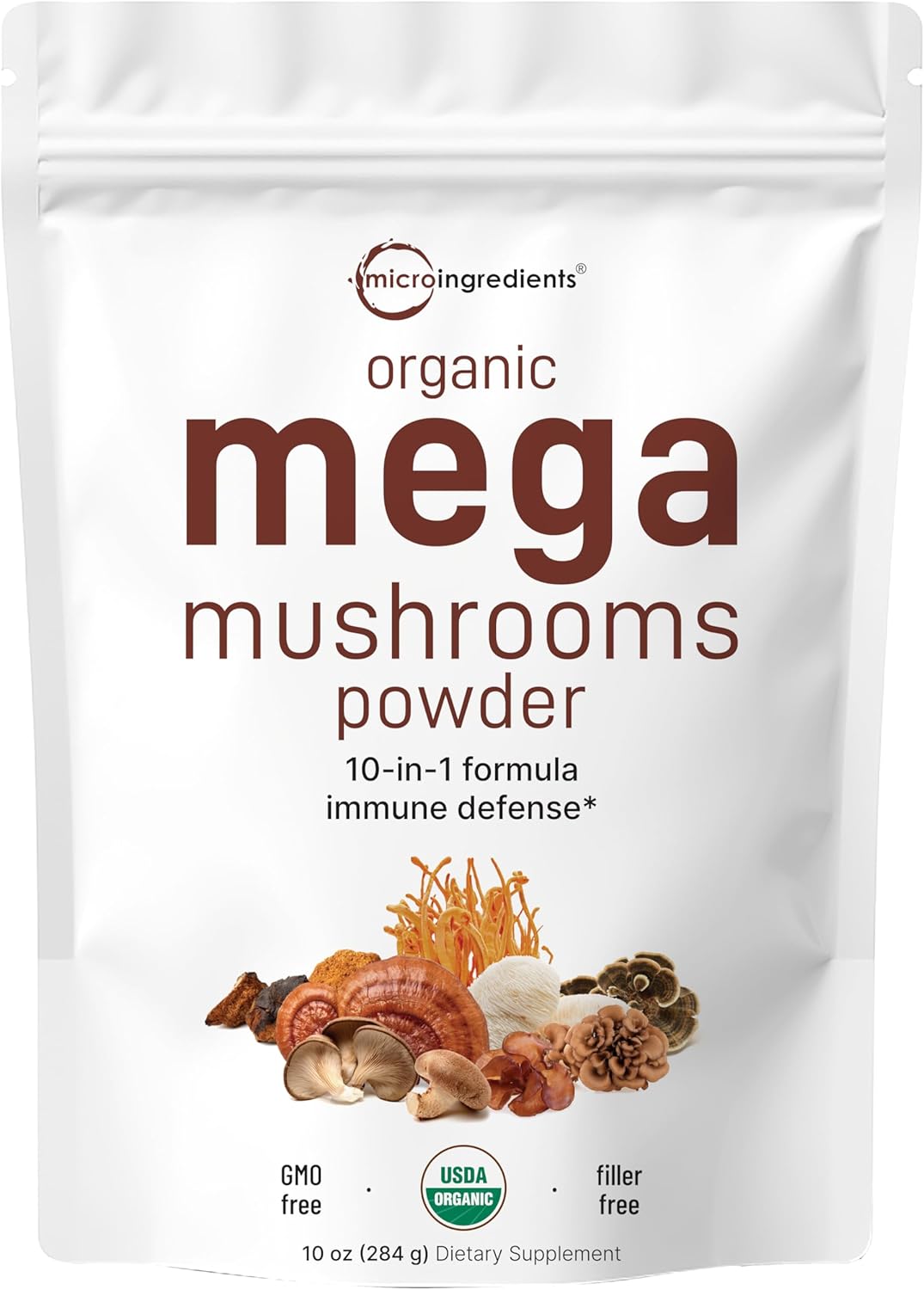 Micro Ingredients Organic Mega Mushroom Powder