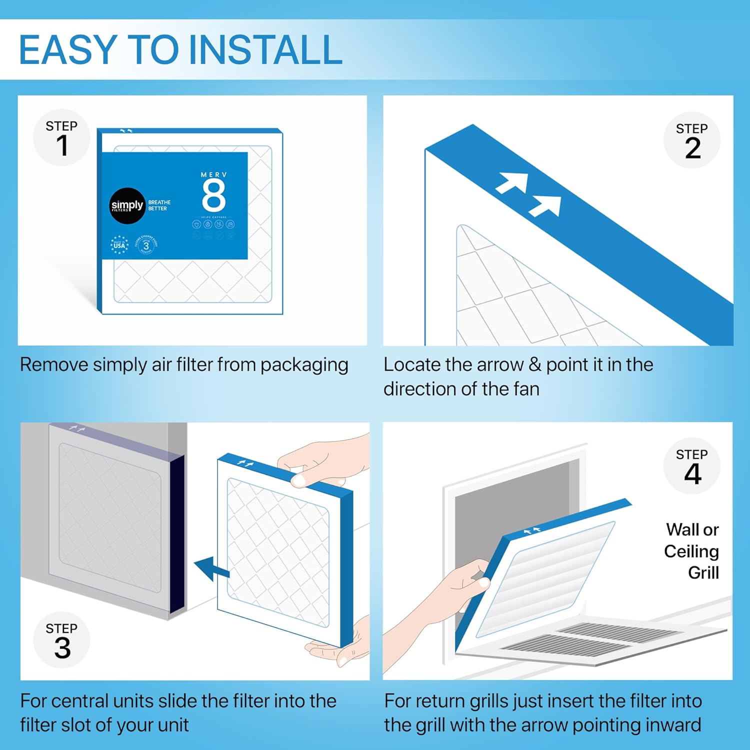 Simply 20x25x1 Air Filter