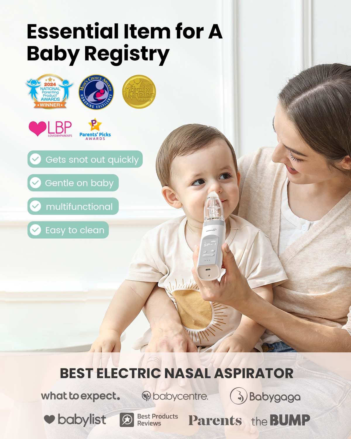 GROWNSY Nasal Aspirator for Baby