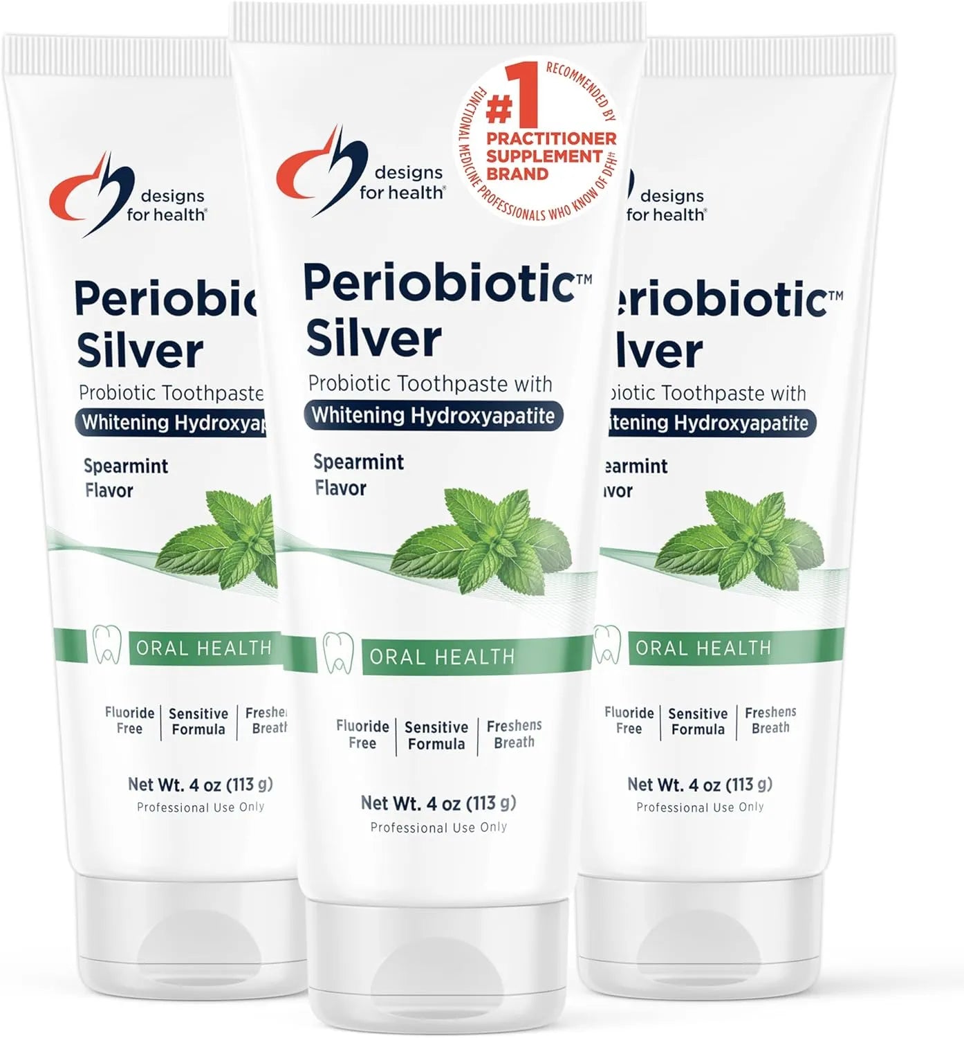 Designs for Health PerioBiotic Silver Hydroxyapatite Toothpaste