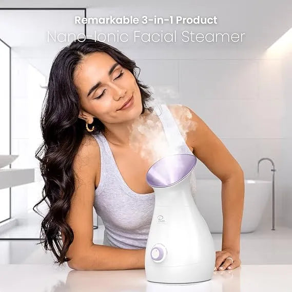 NanoSteamer Large 3-in-1 Nano Ionic Facial Steamer