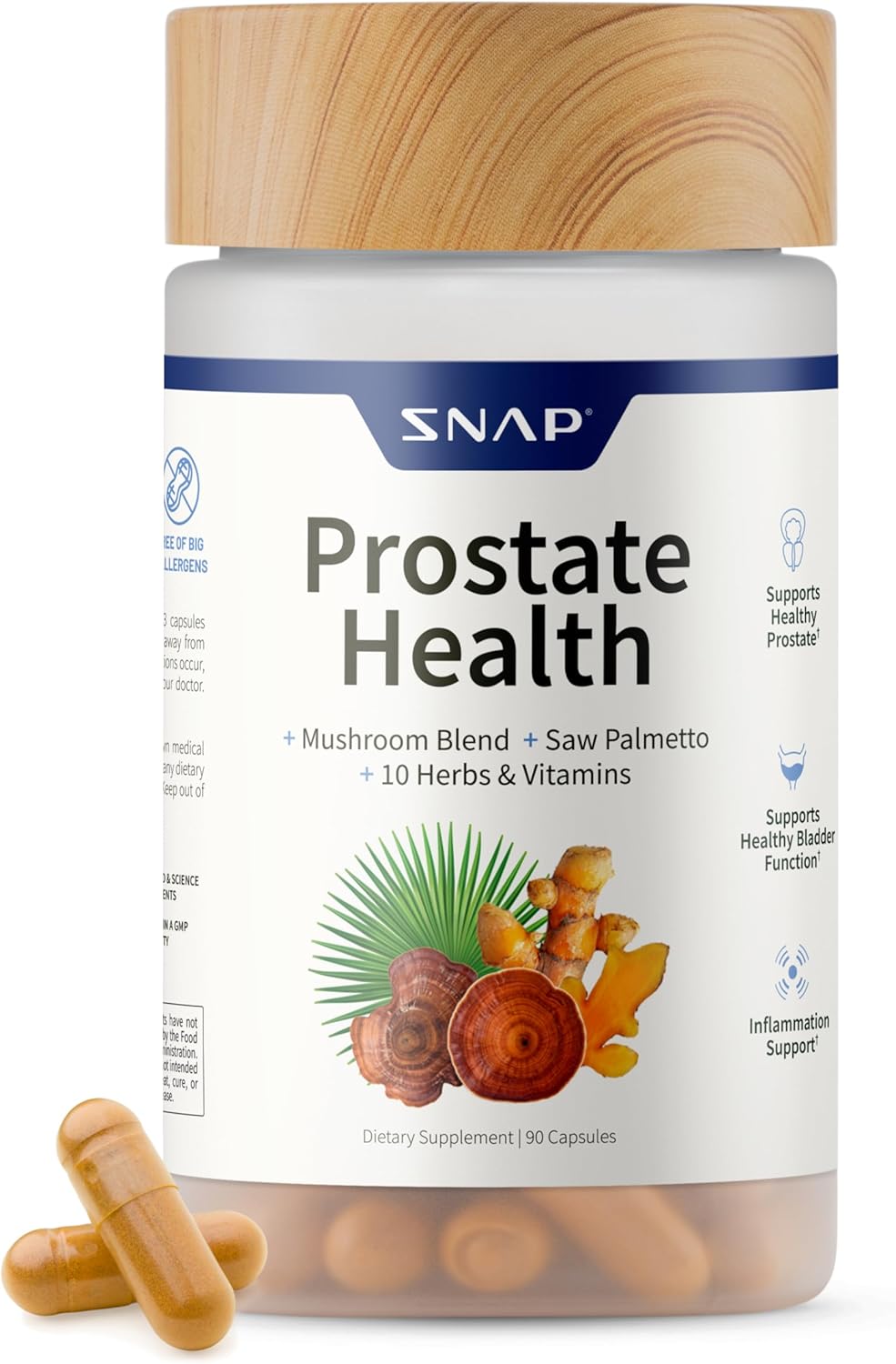 Snap Supplements Prostate Health Supplement