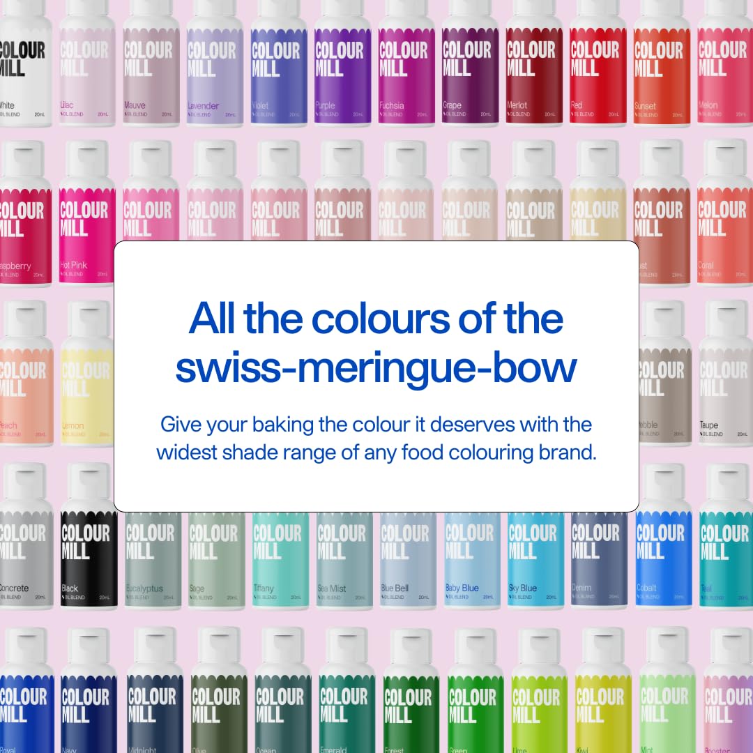 Colour Mill Oil-Based Food Coloring, 20 Milliliters (Kickstarter 12 Pack)