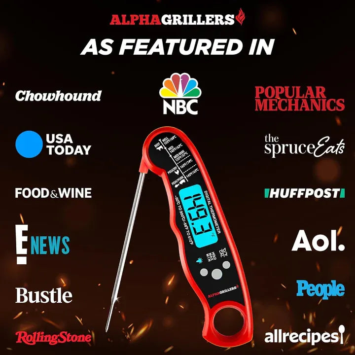 Alpha Grillers Meat Thermometer Digital