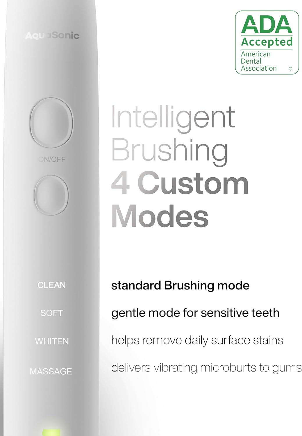 Aquasonic Vibe Series Ultra-Whitening Toothbrush