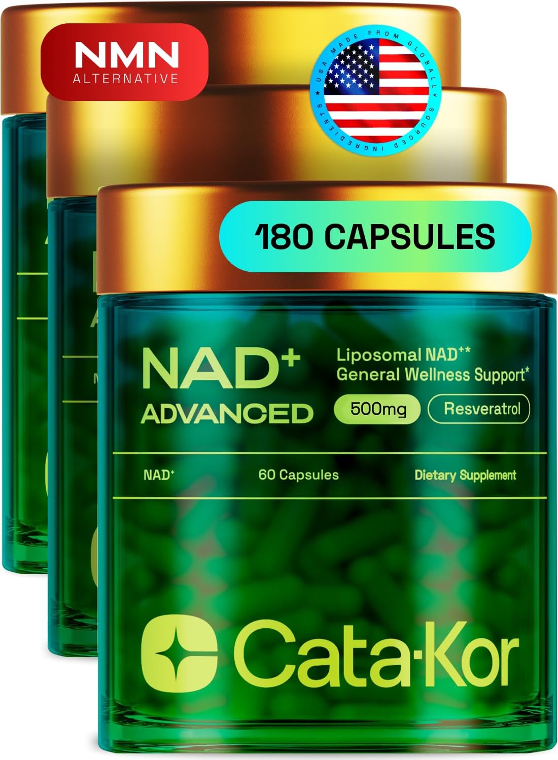 Liposomal NAD Supplement with Resveratrol