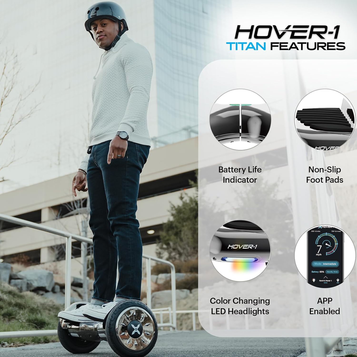 Hover-1 Titan Electric Self Balancing Scooter