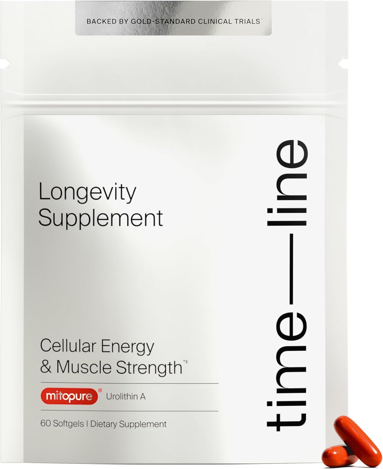 Timeline Mitopure Urolithin A Supplement Softgels
