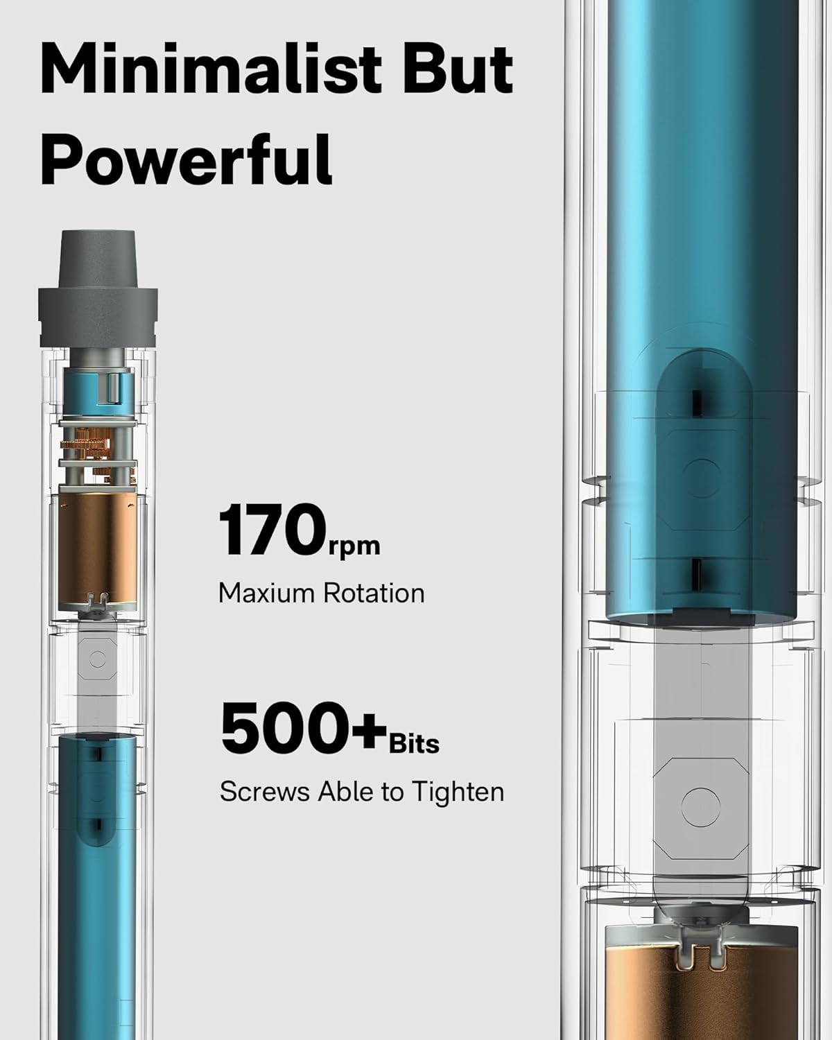 HOTO 25-in-1 Mini Electric Screwdriver