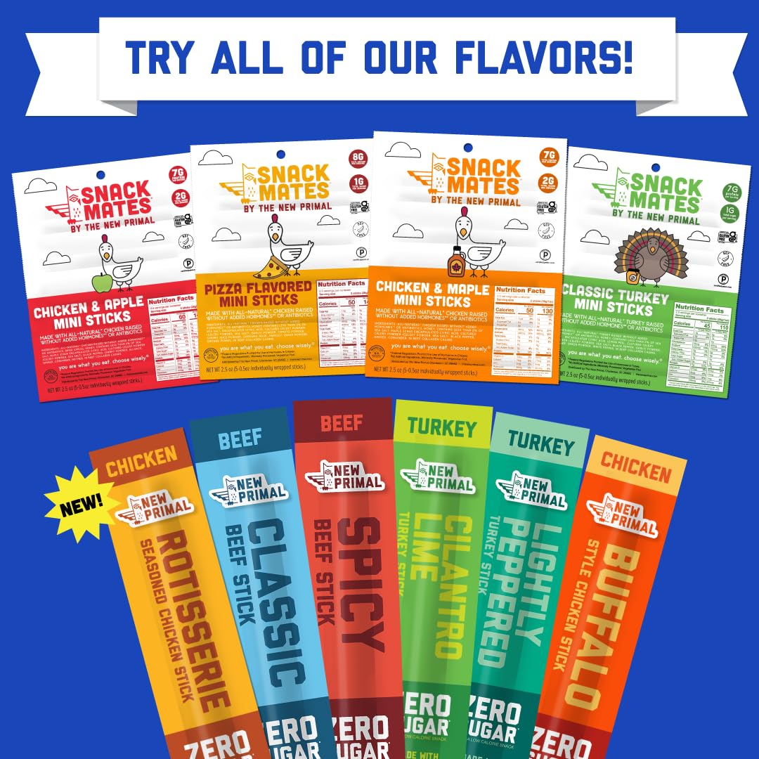 The New Primal Grass Fed Beef Sticks