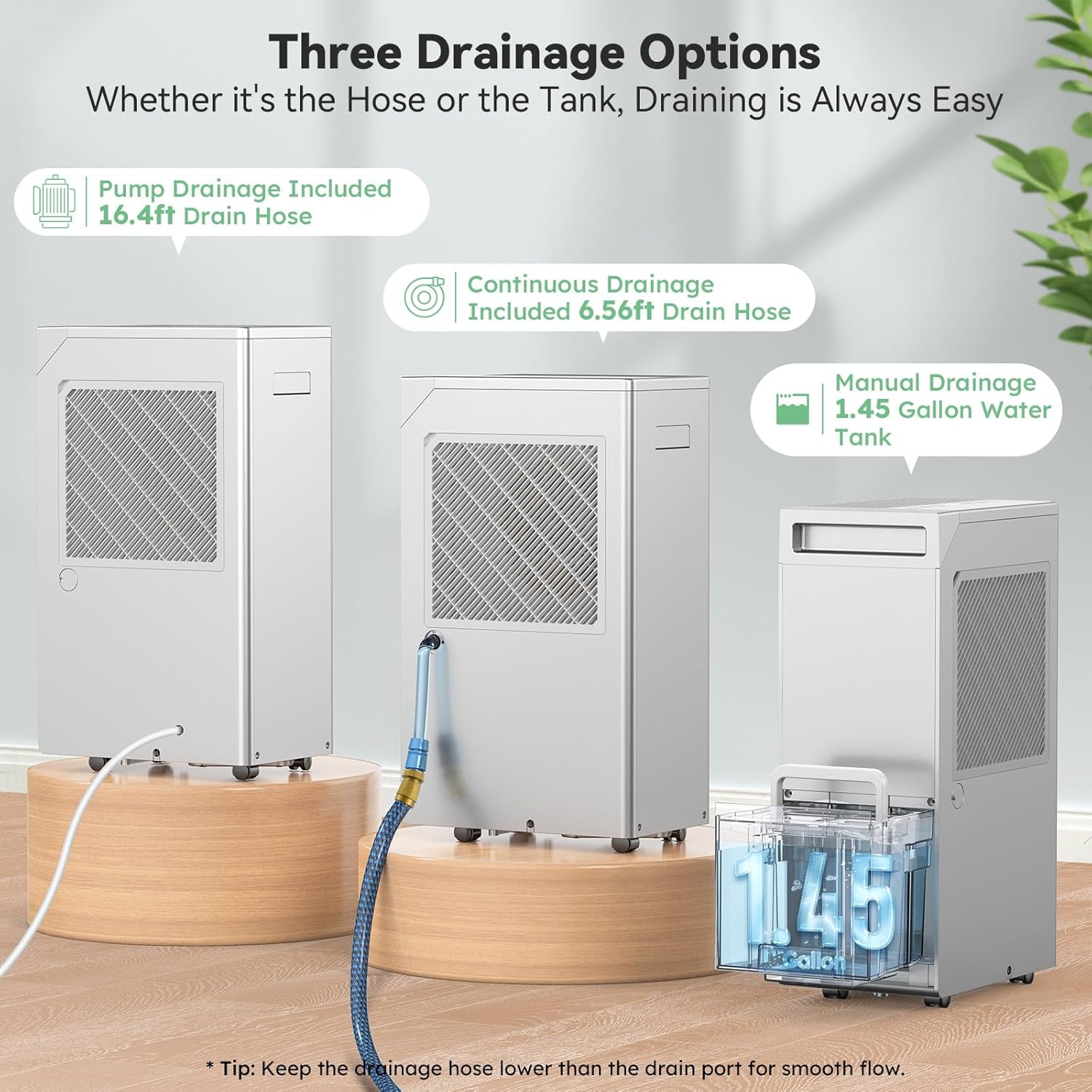 DECIUU Max 100 Pint Dehumidifier