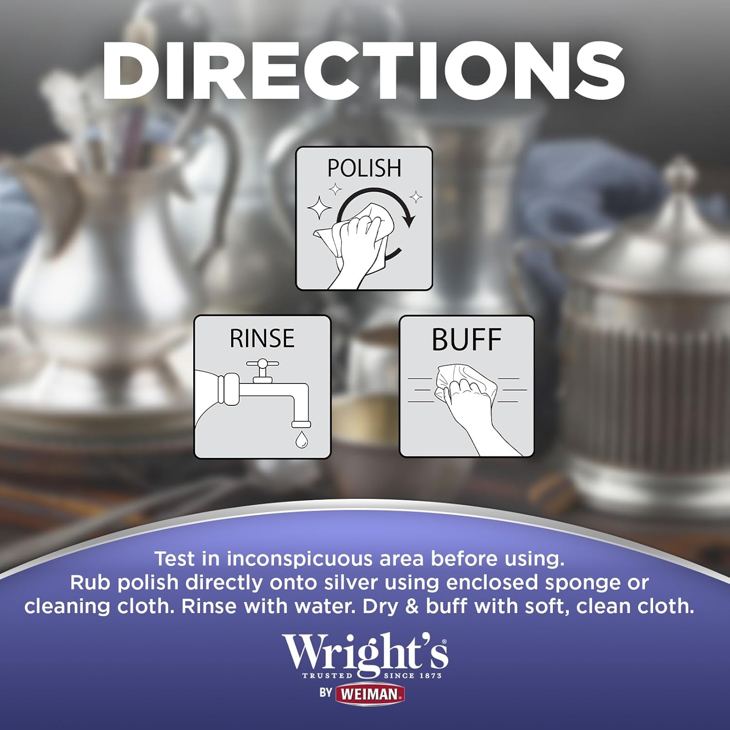 Wright's by Weiman Silver Cleaner