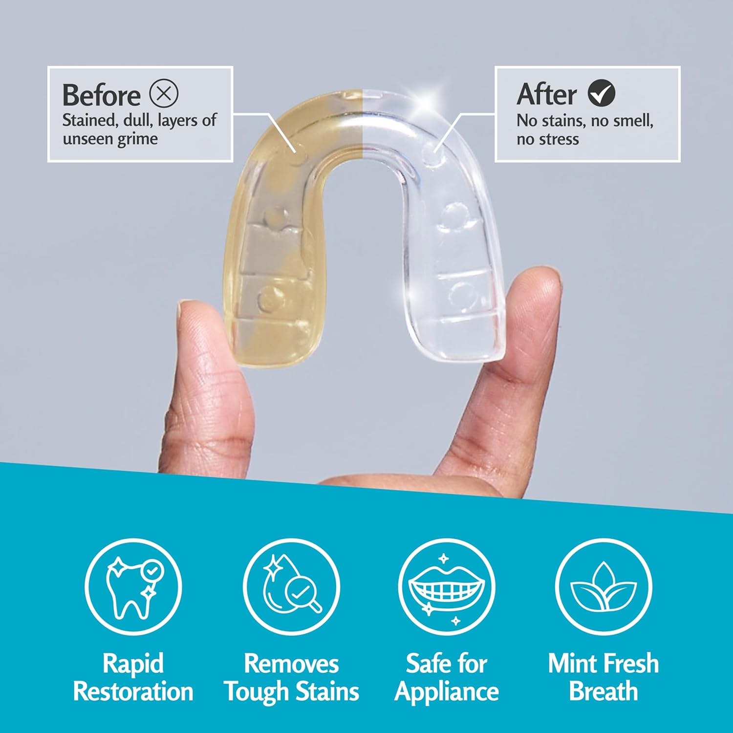 Retainer Cleanser Tablets Invisalign Cleaner