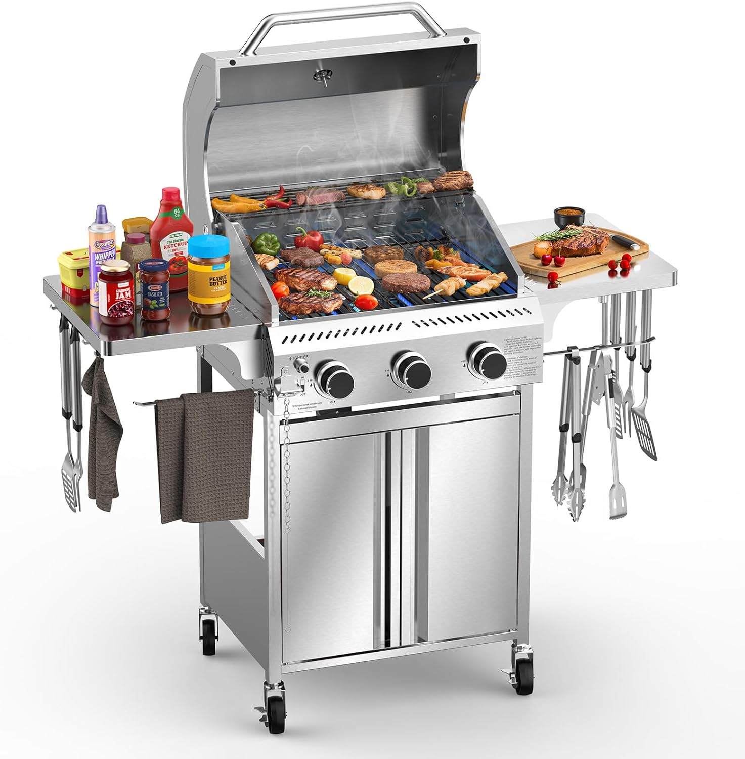 G31 Gas Grill With 3-Burner Gas Grill