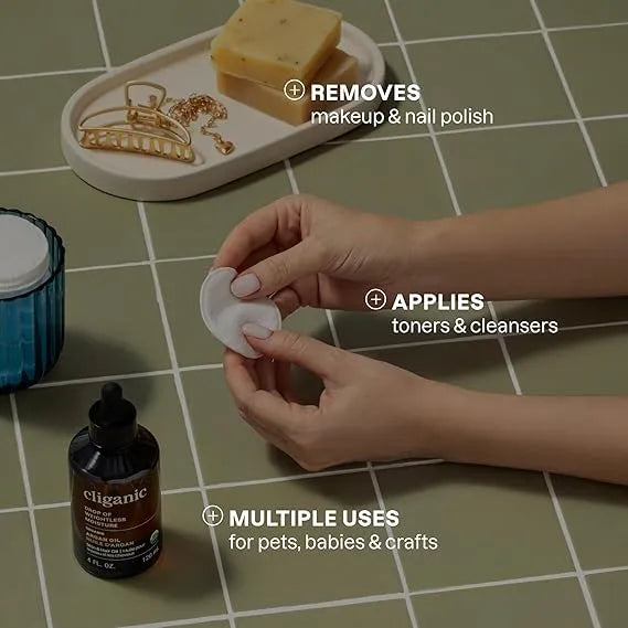 Cliganic Premium Cotton Rounds for Face