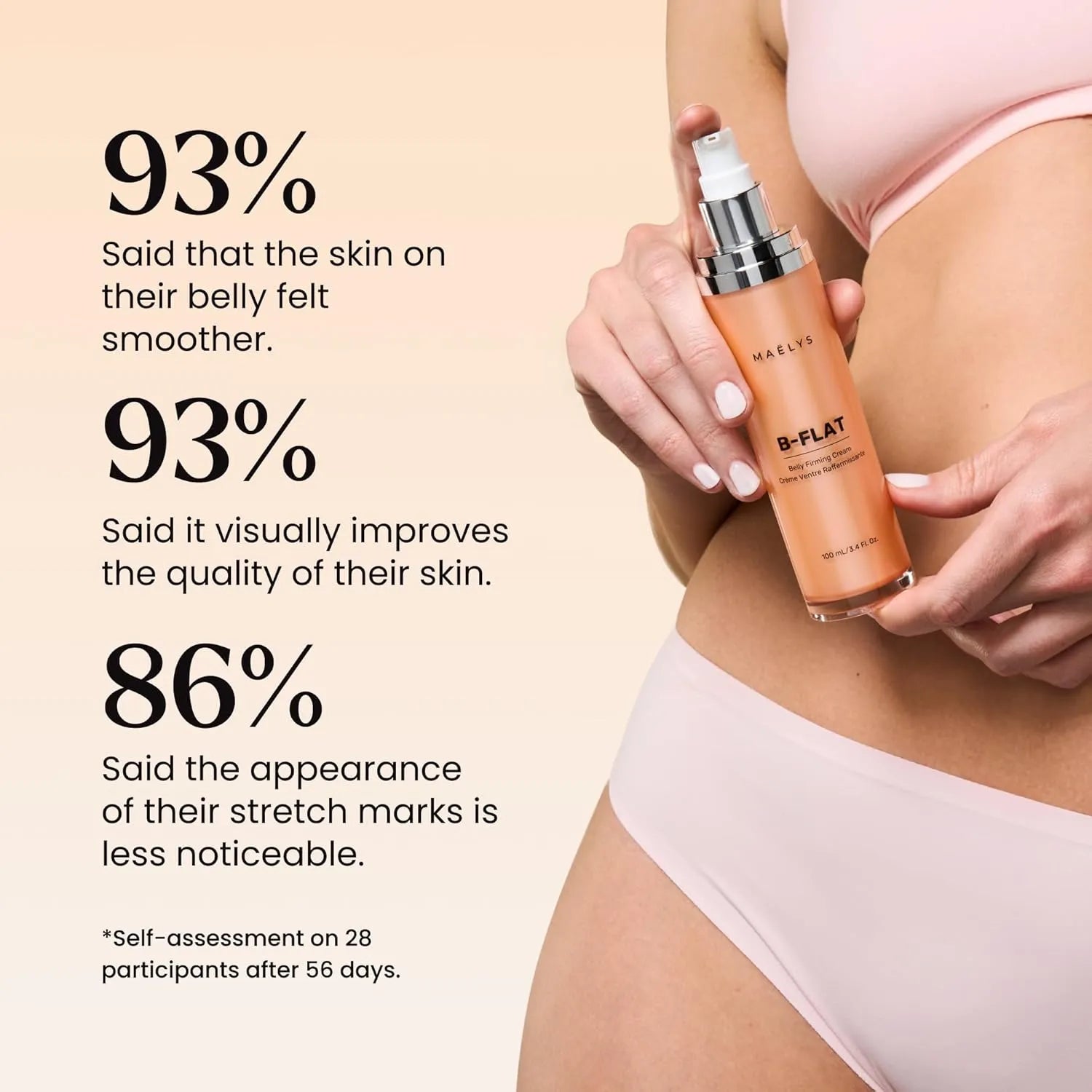 MAËLYS B-FLAT Belly Firming Cream for Women
