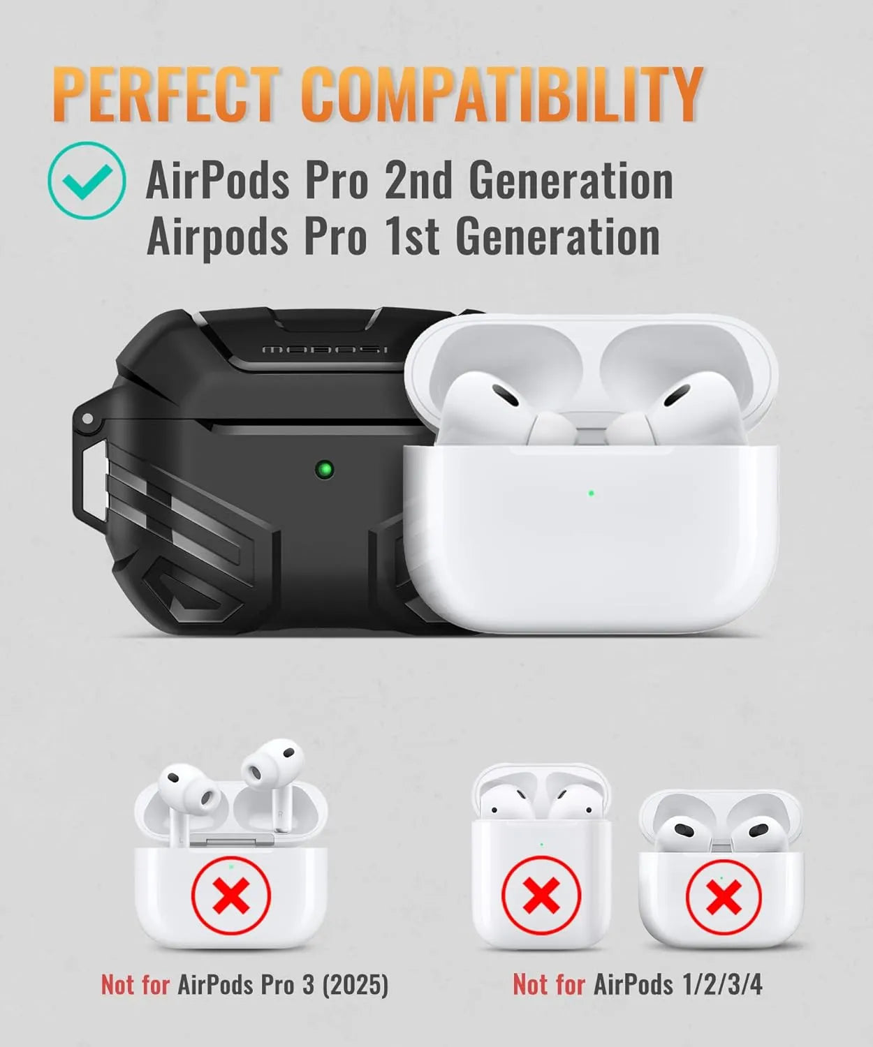 MOBOSI for AirPods Pro 2 Case