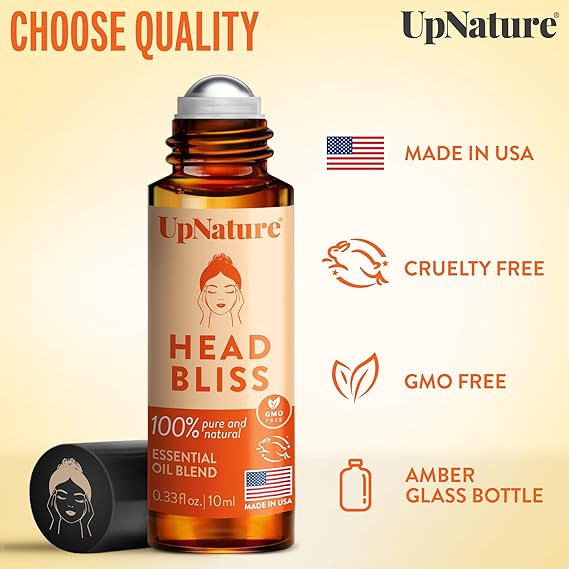 UpNature Head Bliss Essential Oil Roll On
