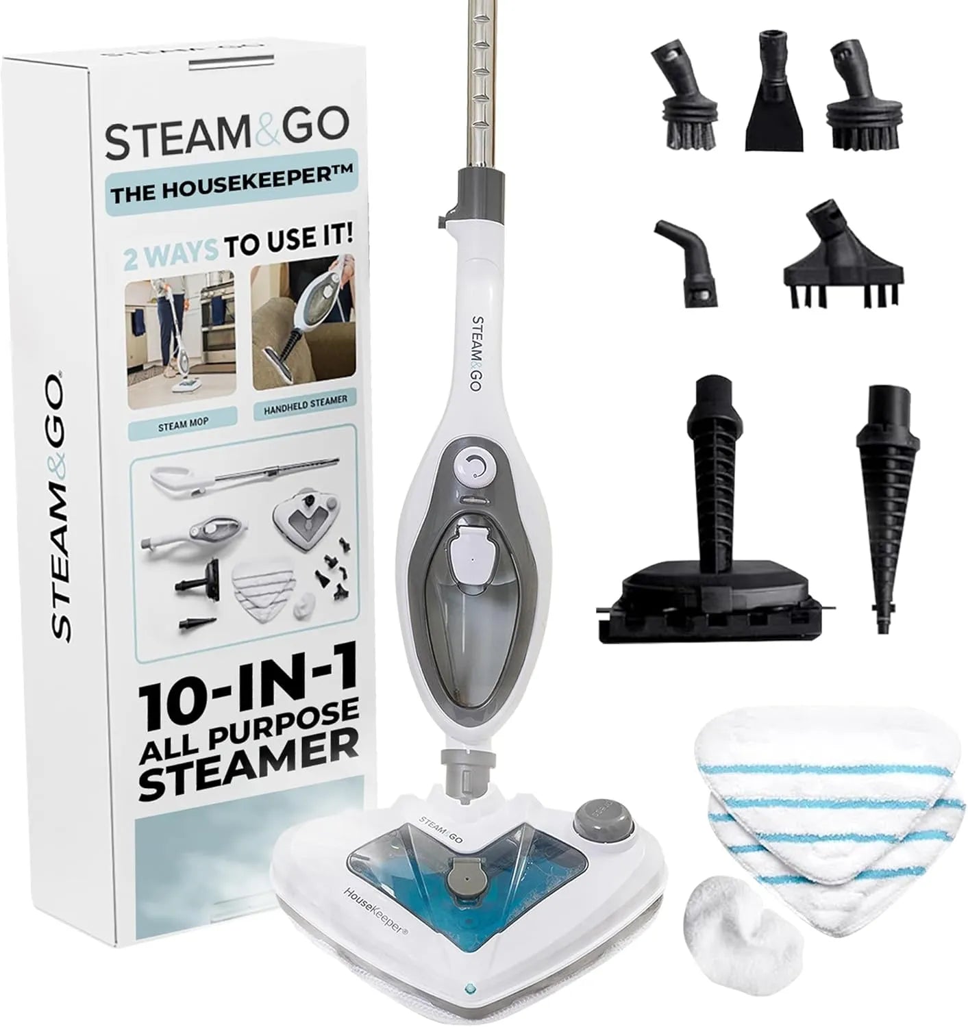 Steam & Go 10-in-1 Multi-Surface Steam Mop