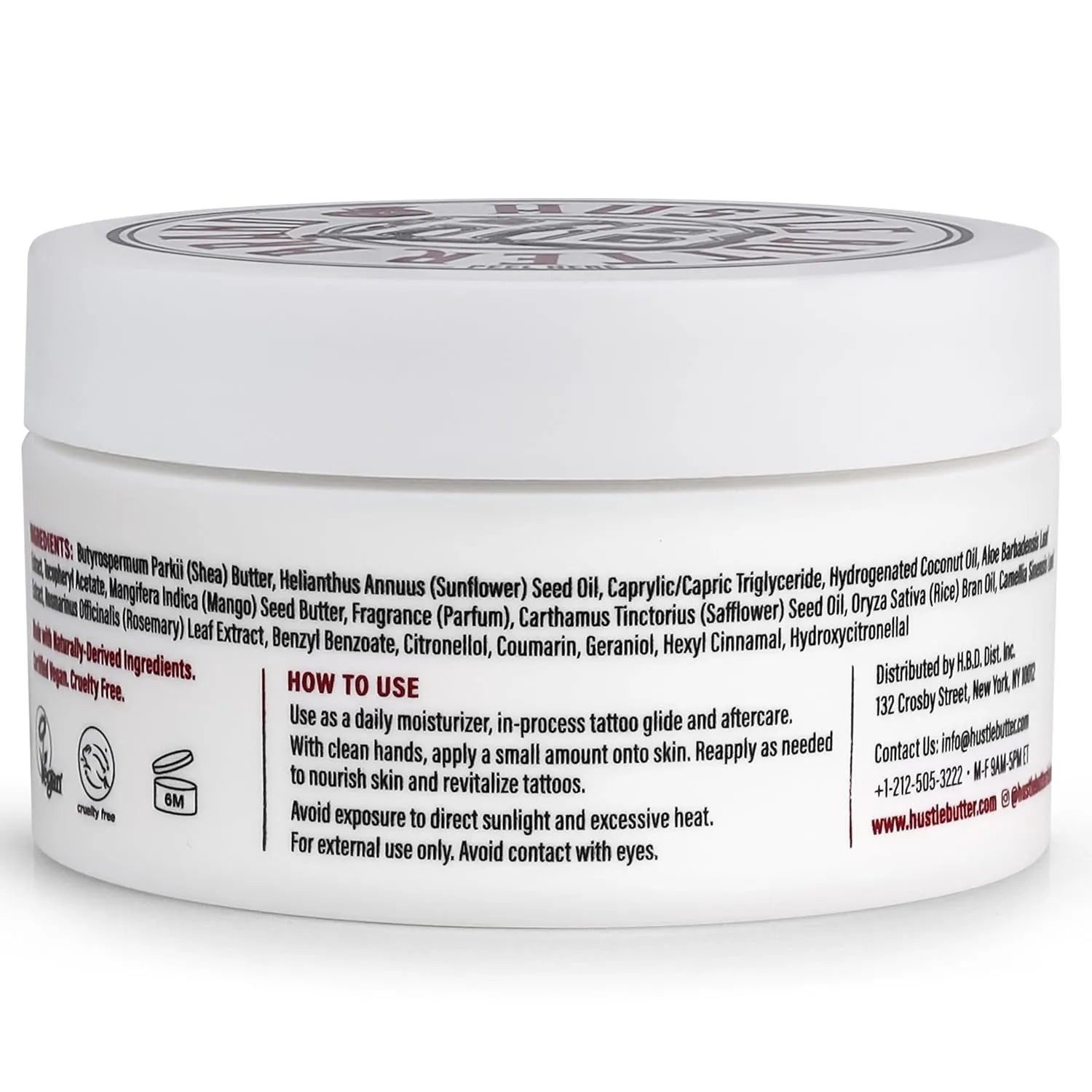 Hustle Butter Tattoo Aftercare 5oz Tattoo Balm