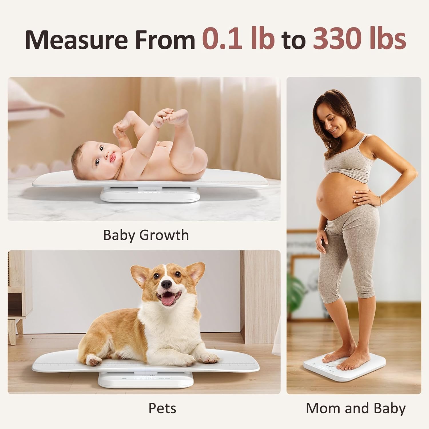 Baby Scale, Multifunctional Baby Weight Scale