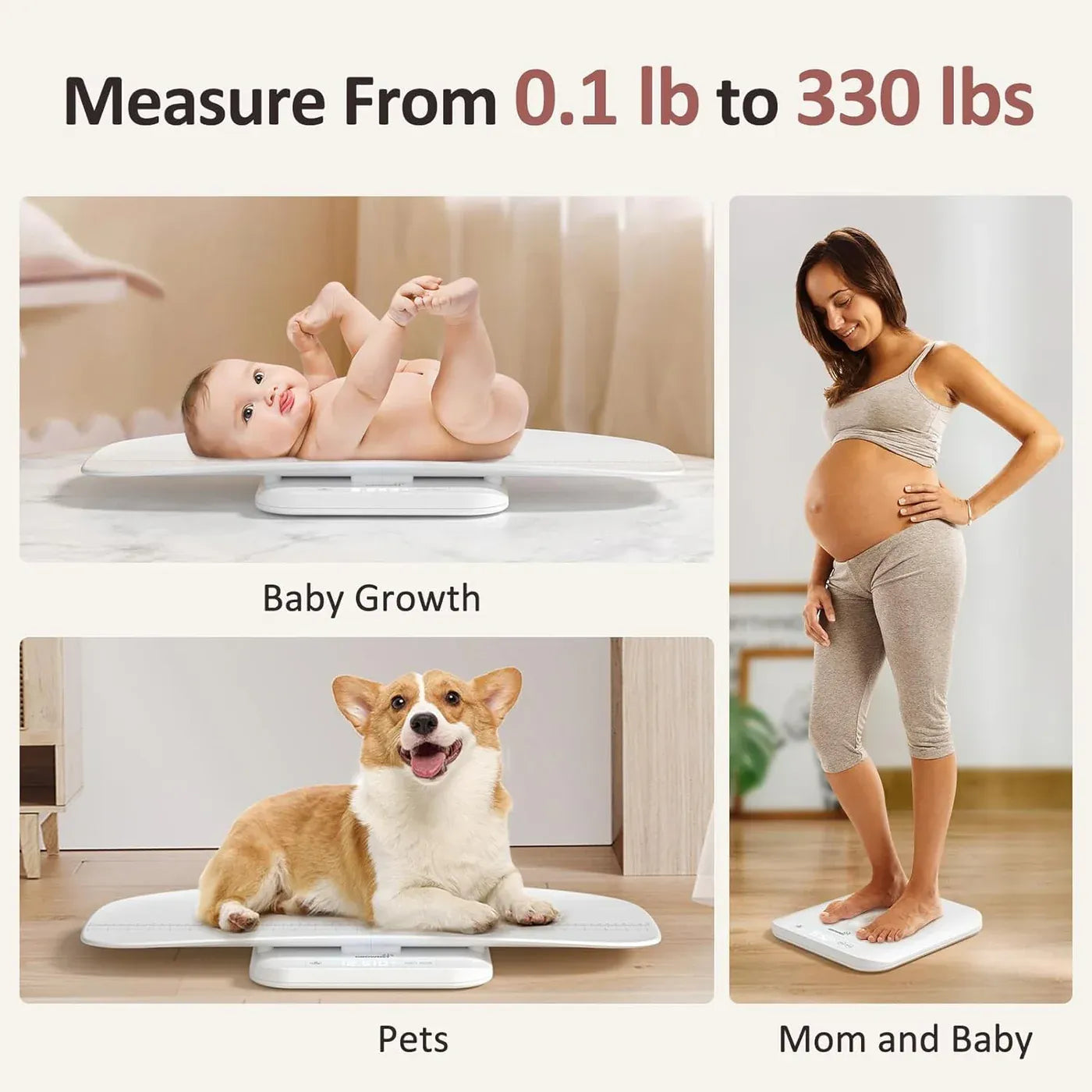 Baby Scale, Multifunctional Baby Weight Scale