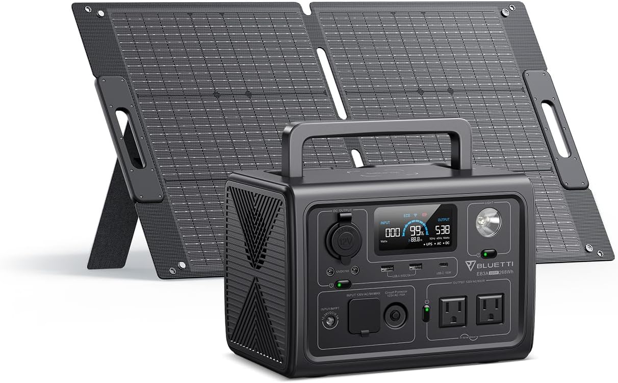 BLUETTI EB3A Solar Generator