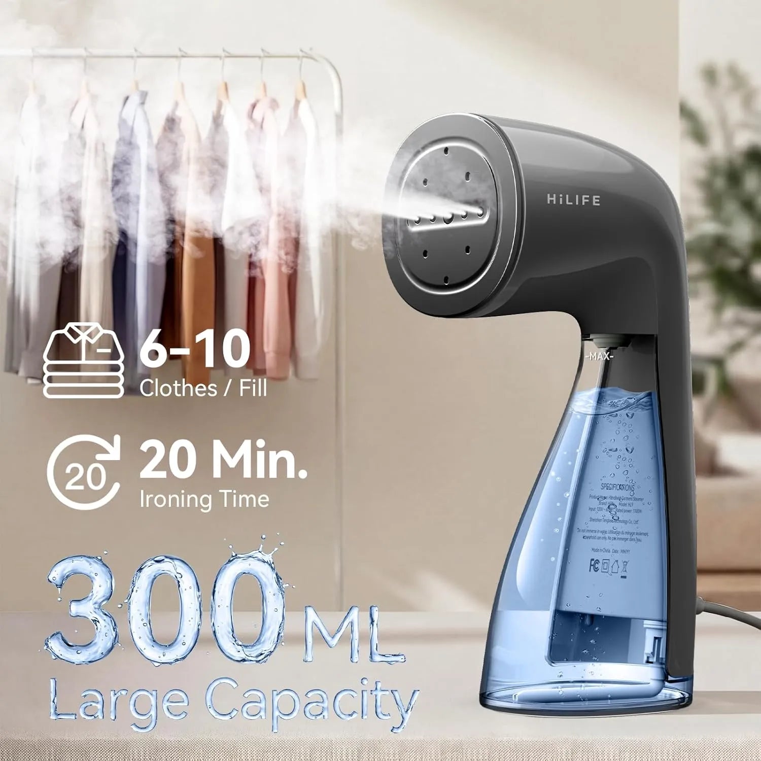 HiLIFE Steamer for Clothes