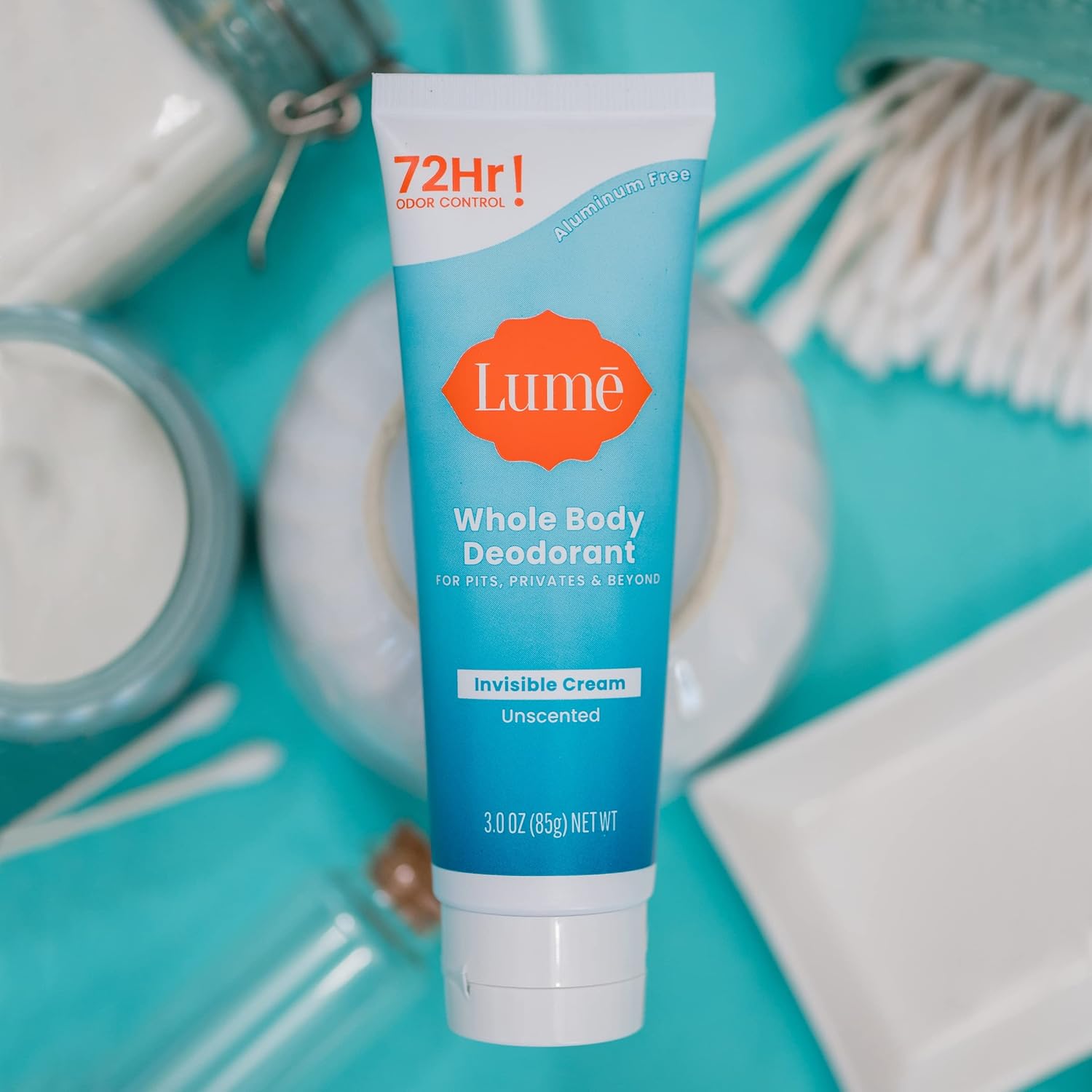 Lume Whole Body Deodorant - Invisible Cream Tube
