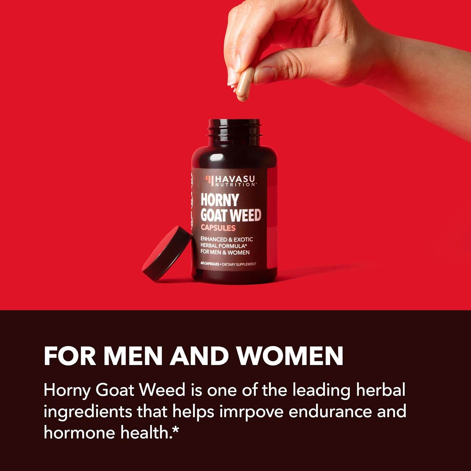 Unisex Horny Goat Weed Capsules