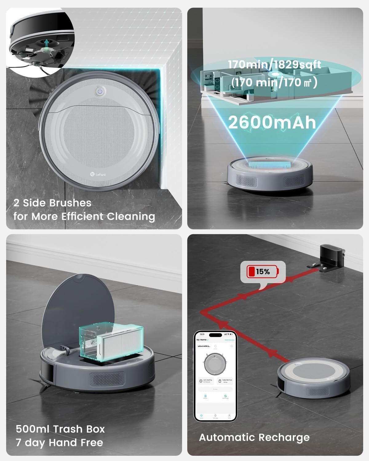 Lefant Ultra Robot Vacuum and Mop