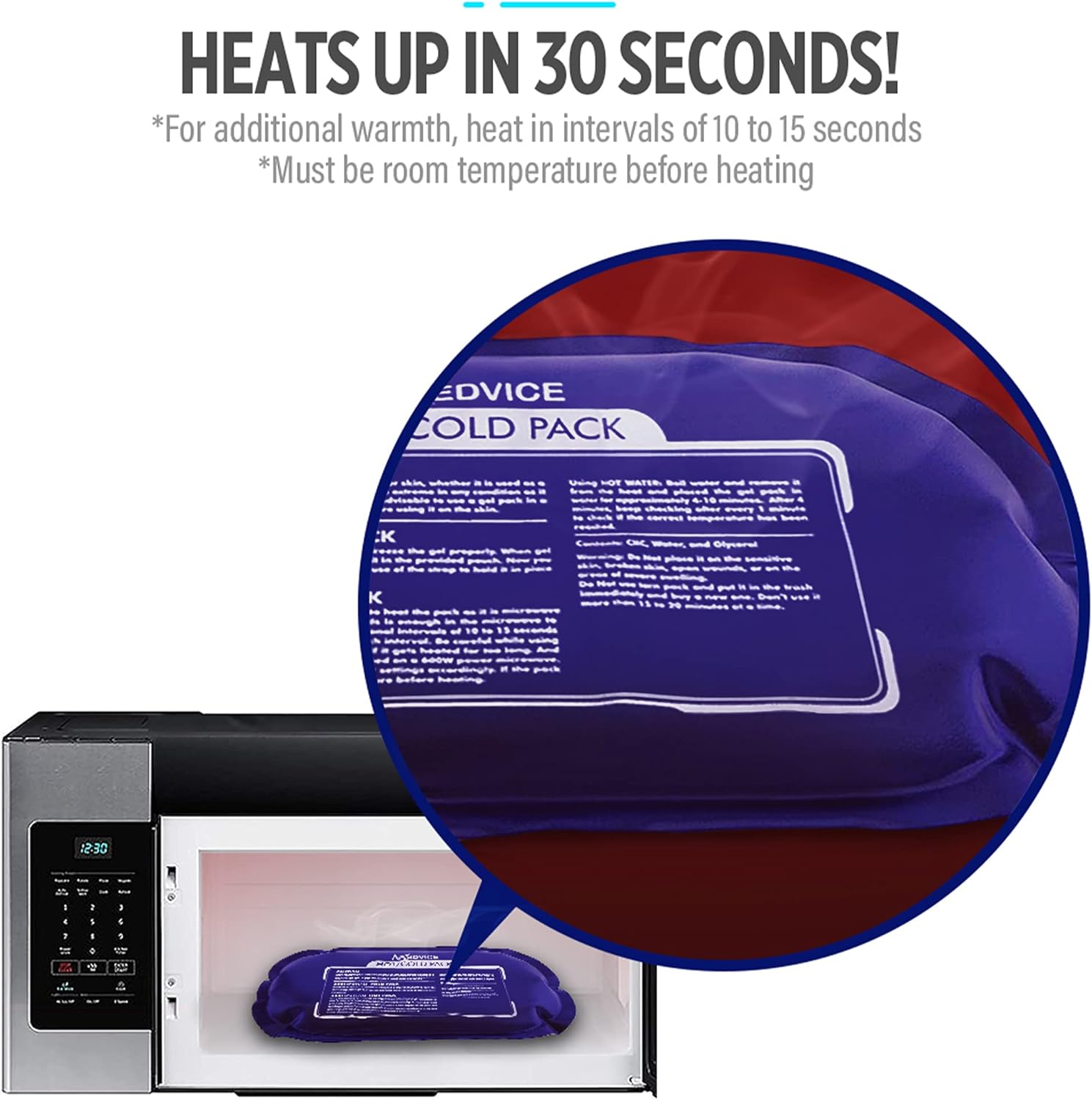 Reusable Hot and Cold Ice Packs for Injuries