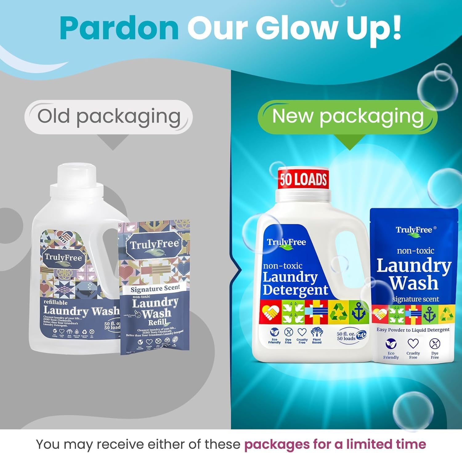 Truly Free Natural Laundry Detergent for Sensitive Skin