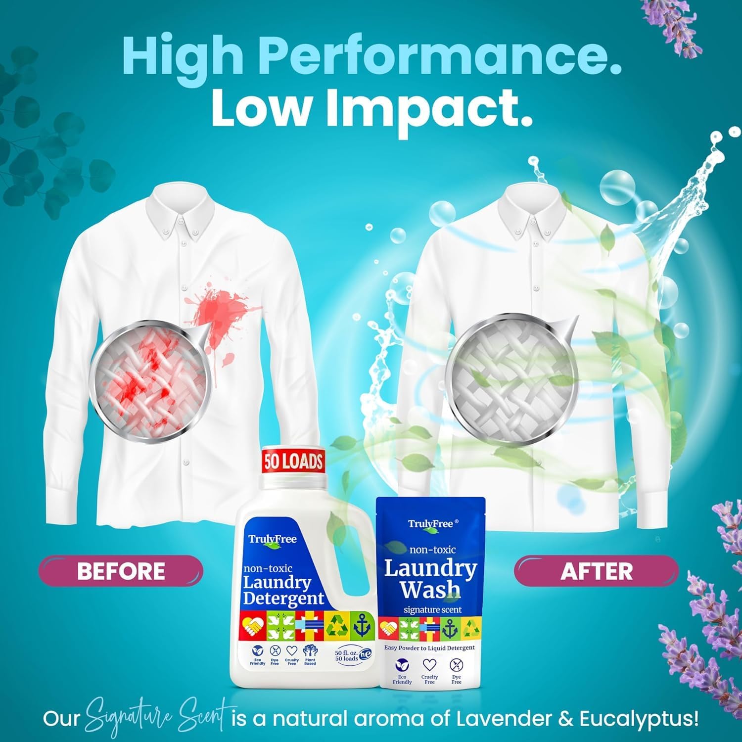 Truly Free Natural Laundry Detergent for Sensitive Skin