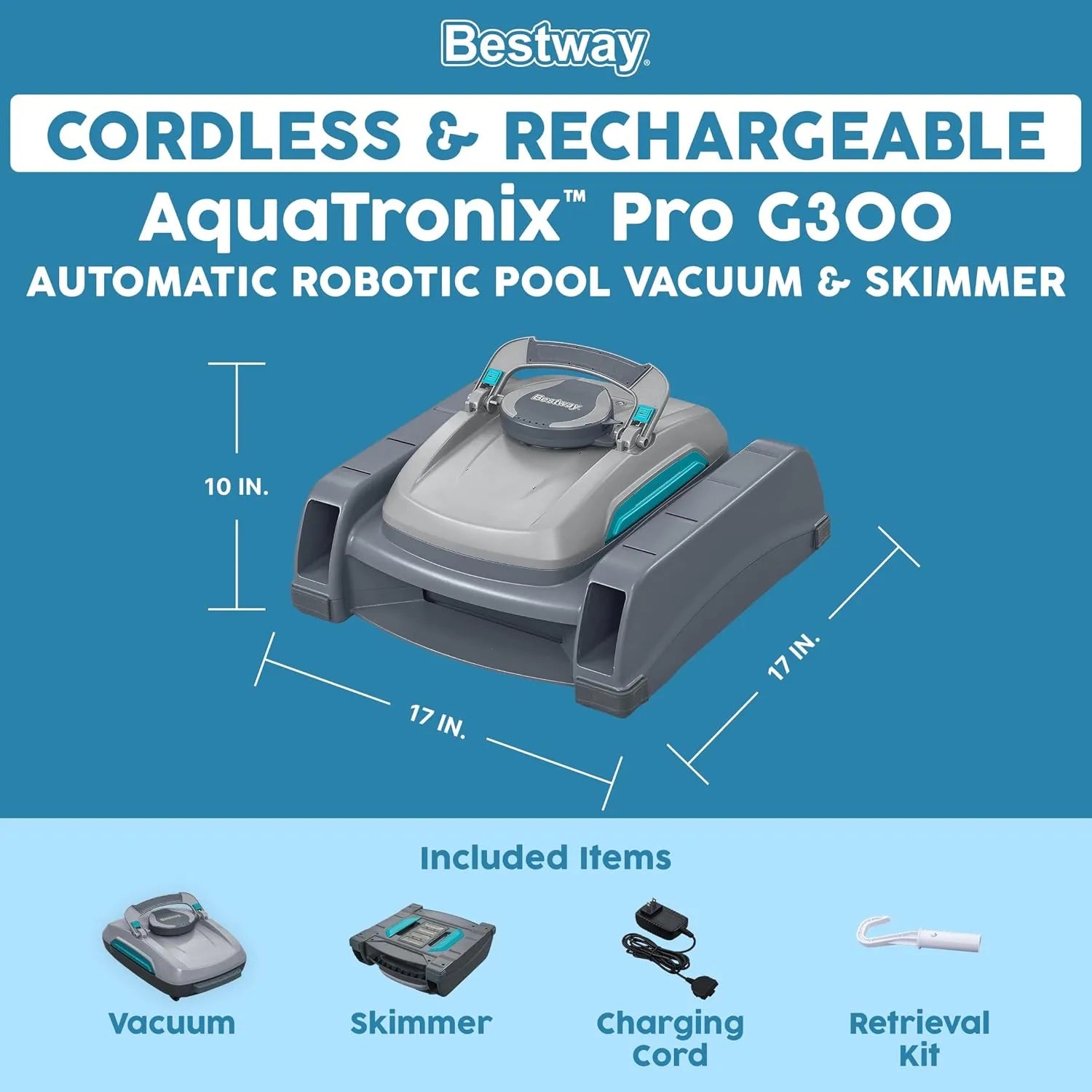 Bestway AquaTronix Pro G300 Automatic Robotic Pool Vacuum