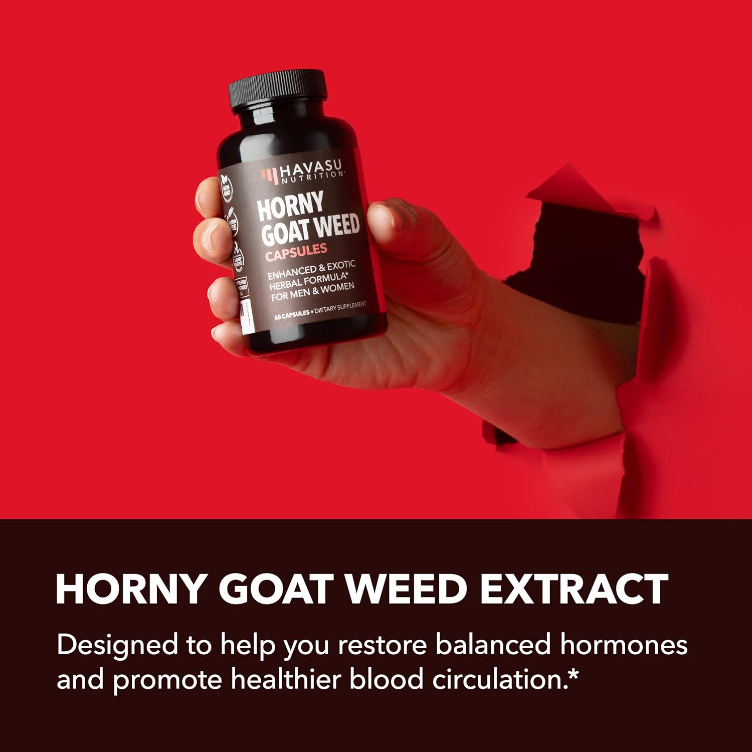 Unisex Horny Goat Weed Capsules