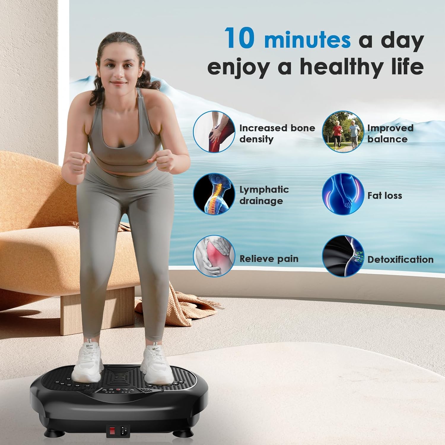 Vibration Plate Exercise Machine