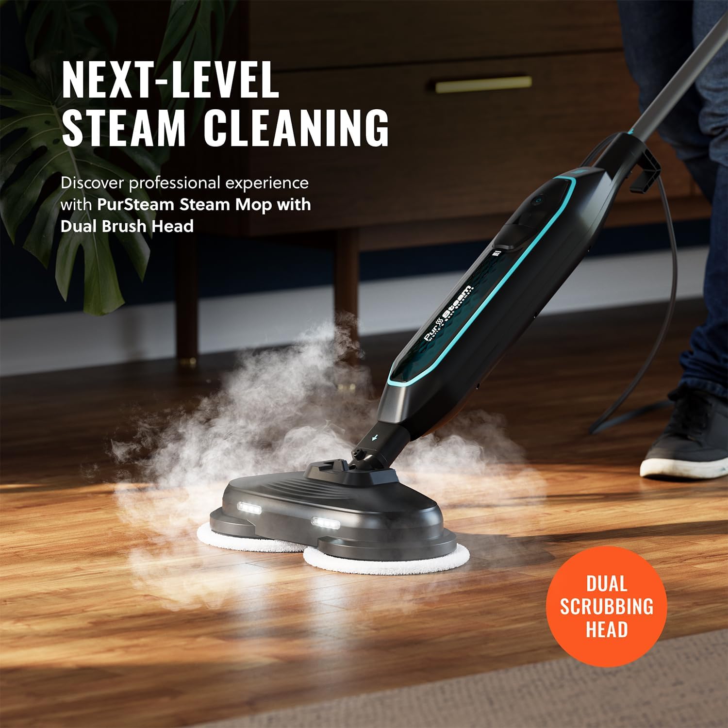 Pursteam ScrubMaster Steam Mop